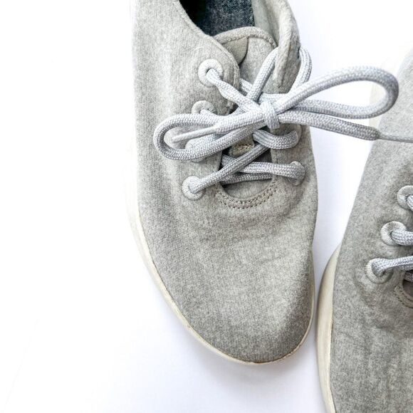 allbirds Light Gray The Wool Runners Washable Tennis Shoes Size 7 - Picture 2 of 7